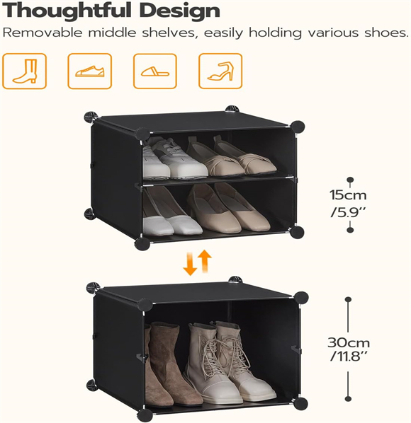 plastic shoe rack